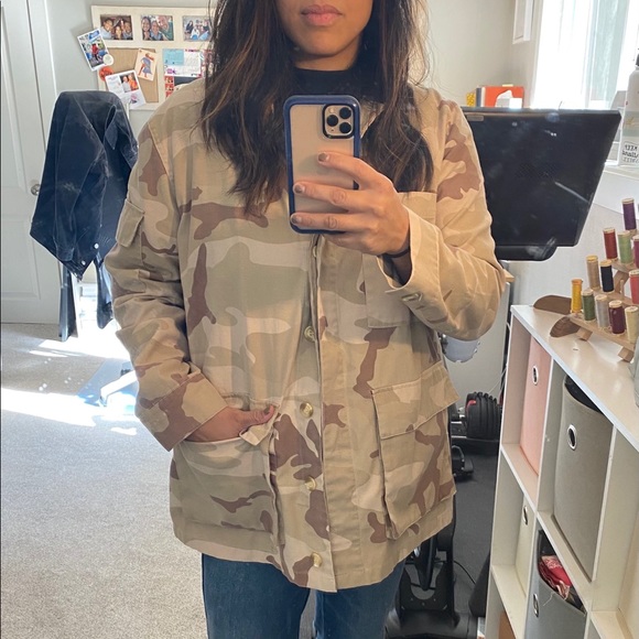*Host Pick* Camo Jacket Maternity Topshop - Picture 5 of 5